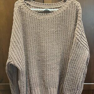 NWOT American Eagle Oversized Sweater- Brown- Size M